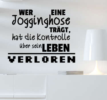 Wandtattoo Zitat Karl Lagerfeld - TenStickers