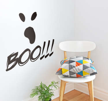 Boo halloween sticker - TenStickers