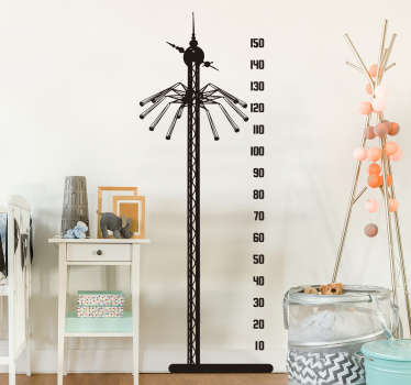 Tivoli Himmelskibet højdemåler sticker - TenStickers