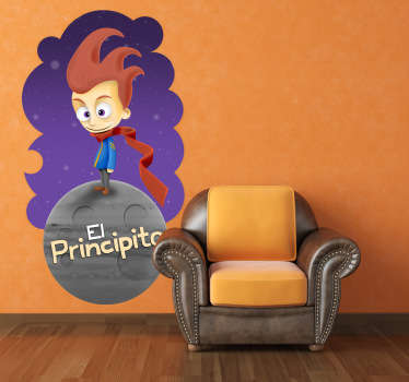 Vinilo infantil principito texto - TenVinilo