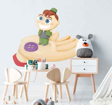 Hop-o'-My-Thumb Sticker - TenStickers