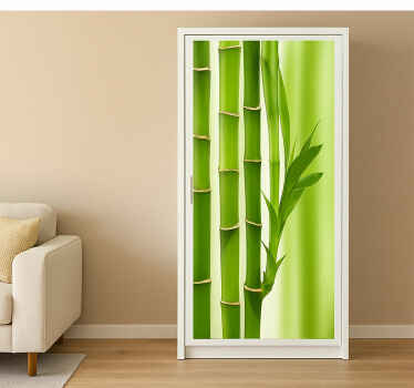 Realističen bambus Nalepka za pohištvo - TenStickers