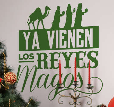Vinilo ya vienen los Reyes Magos - TenVinilo