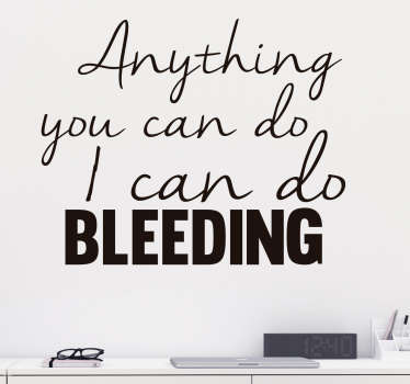 Wandtattoo feministischer Spruch - TenStickers