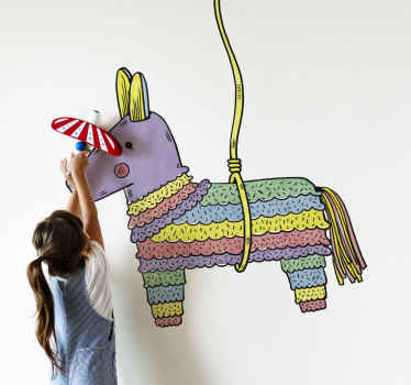 Vinilo decorativo piñata mexicana - TenVinilo