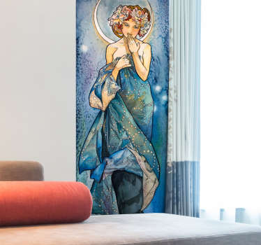 αυτοκόλλητο alfons mucha wall art - TenStickers