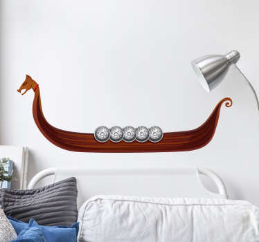Sticker barque viking - TenStickers