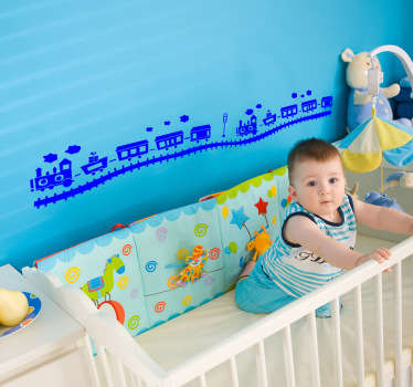 孩子贴纸蒸汽火车 - TenStickers