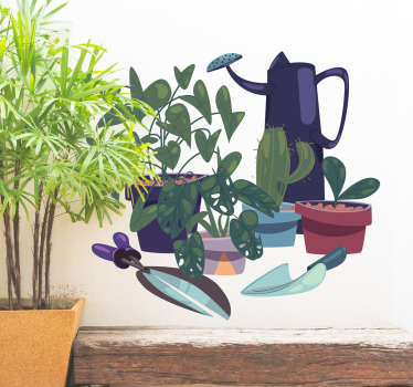 Adesivo decorativo giardino - TenStickers