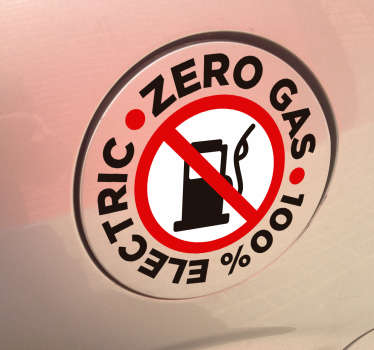Autoaufkleber Zero Gas - TenStickers