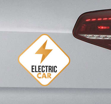 Autocolante para carros Elétrico - TenStickers