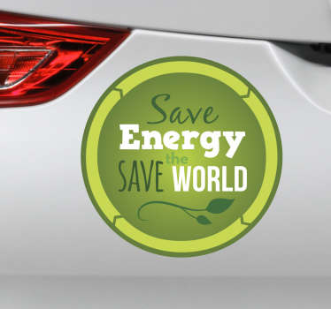 Autotarra Save Energy Save the World - Tenstickers