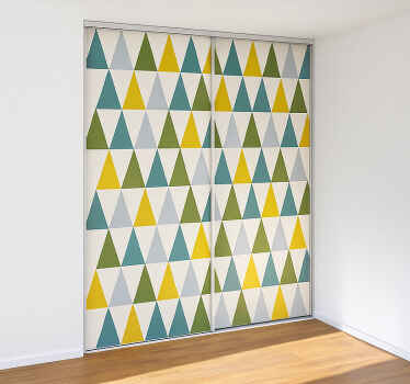 Minimalistični trikotniki Nalepka za pohištvo - TenStickers