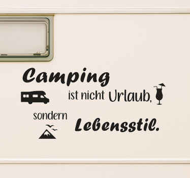 Wohnmobil Aufkleber vielfalt natur campingpaket - TenStickers