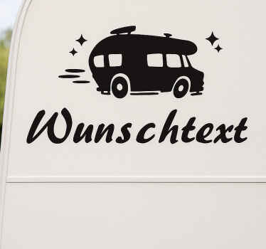 Wohnmobil Aufkleber schneller wohnwagen custom text - TenStickers