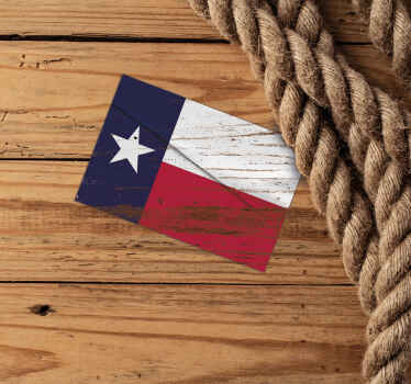 Texas Flag Decal wall sticker - TenStickers