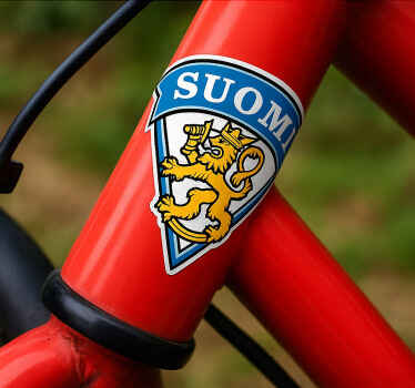 Suomi-kilpipyörätarra - Tenstickers