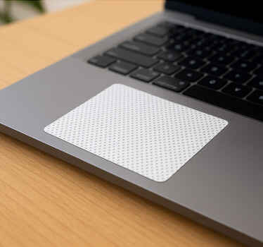 Touchpad Sticker einfarbig mit punkten - TenStickers