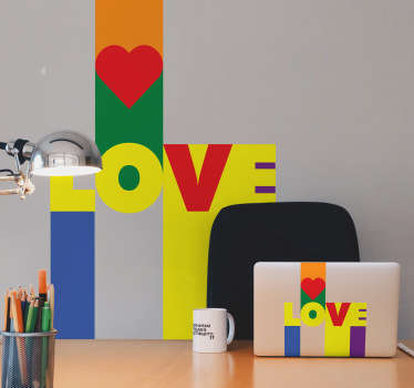 Adesivo pop love decorativo - TenStickers