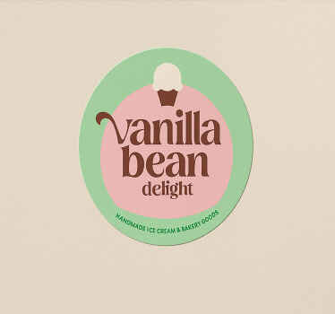 Vinilo restaurante delicia de vainilla - TenVinilo