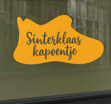 Schoenzetten etalage sticker - TenStickers
