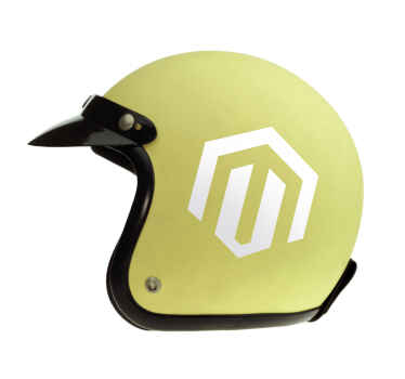 Geometric modern hexagon design motorbike sticker - TenStickers