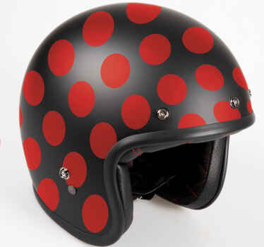 Naklejki na motor zestaw czerwonych kropek - TenStickers