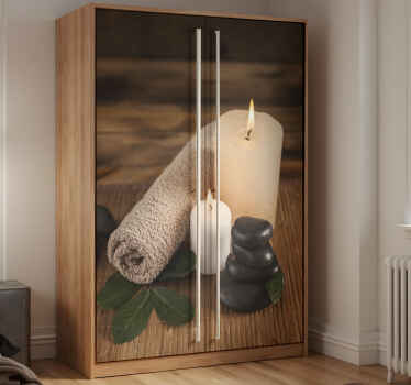 Mirna kopalniška scena Nalepka za pohištvo - TenStickers