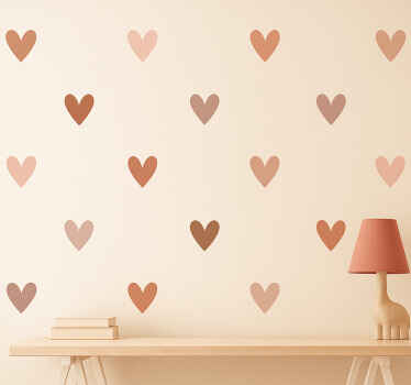 Kleine elegante harten muursticker - TenStickers