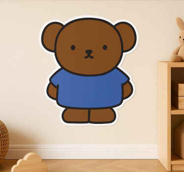 Nijntje en snuffie muursticker - TenStickers