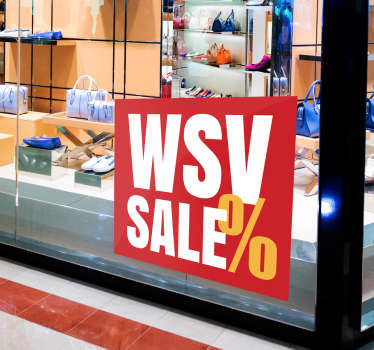 Schaufensteraufkleber WSV - TenStickers