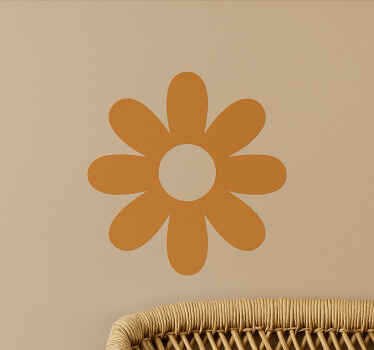 Kleine madeliefjesbloemen muursticker - TenStickers