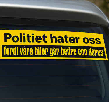 Klistremerke til bil norwegian tuner - Tenstickers