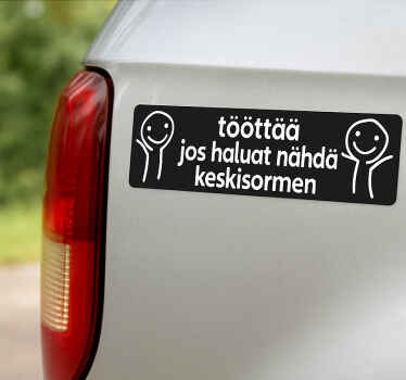 Hauska suomalainen sanonta autotarra - Tenstickers