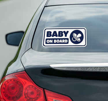 Car sticker baby on board sign - TenStickers