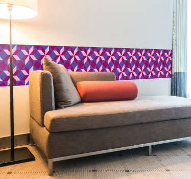 Naklejka na ścianę geometryczny wzór - TenStickers