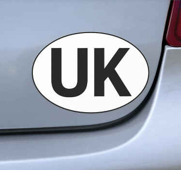 Car sticker uk europe travel law - TenStickers