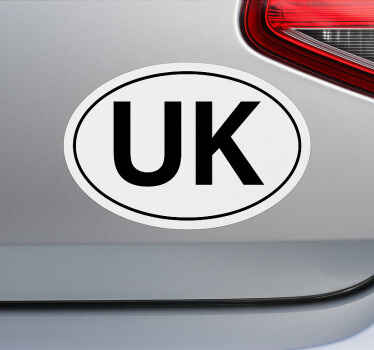 Car sticker uk europe travel - TenStickers