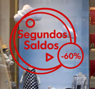 Vinil autocolante para motras segundos saldos - TenStickers