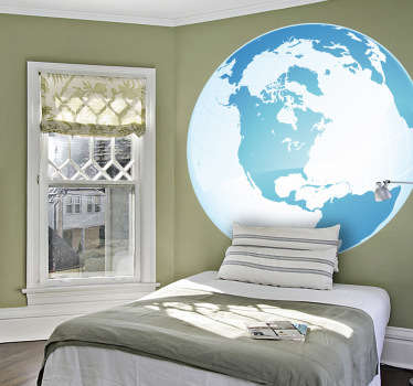 Sticker decorativo globo Polo Nord - TenStickers