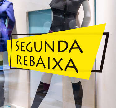 Vinil Montras Segunda Rebaixa promoções - TenStickers