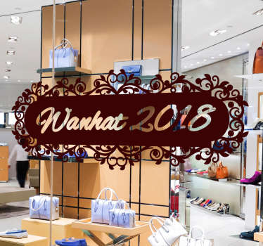 Vanhojentanssit ikkunatarra - Tenstickers