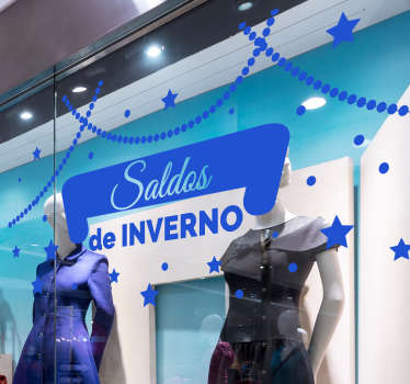 Vinil decorativo Saldos de Inverno - TenStickers