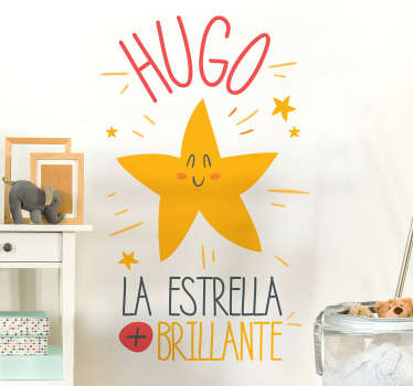 Pegatinas estrellas pared bebé - TenVinilo