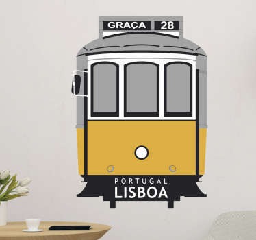 Autocolante elétrico de lisboa - TenStickers