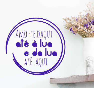 Autocolante de parede amoroso - TenStickers