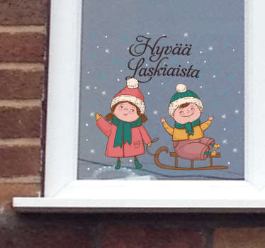 Day of Ski window sticker - TenStickers