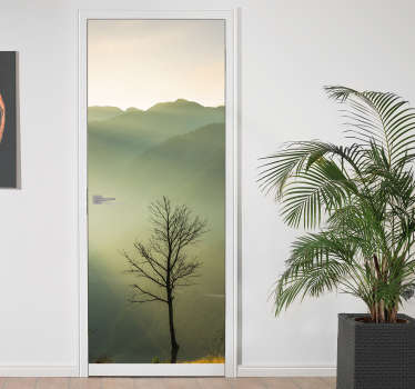 Za vinilne nalepke za vrata narave - TenStickers