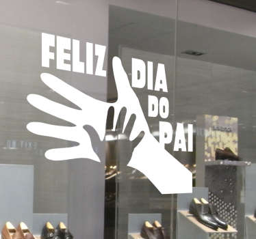 Happy Father's Day festival wall sticker - TenStickers