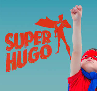 Este autocolante decorativo infantil é inspirado na DC comics, na personagem do Super-Homem. Decore o quarto do seu mais pequeno com este autocolante.